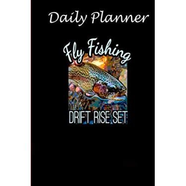 Imagem de Daily Planner - Fly Fishing Gear Tackle notebook Rainbow Trout Flies Net Gifts: Daily planner 2021, US map, US holiday, 6x9 inch, 136 pages