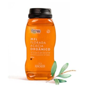 Imagem de Mel Florada Acácia Orgânico em Bisnaga Casa Roncador 560g