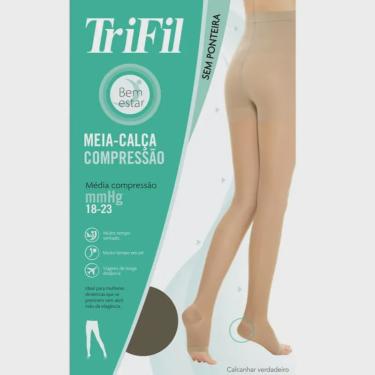 Imagem de Meia-calça Trifil L06663 Média Compressão sem Ponteira 18-23 mmHg