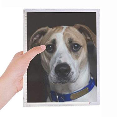 Imagem de Caderno para animais de estimação com imagem escura com folhas soltas e diário recarregável