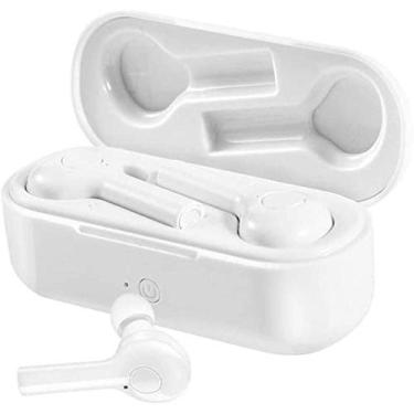 Imagem de JWCN Tradutor Bluetooth 5.0 sem fio, tradutor instantâneo, fone de ouvido com controle de botão intra-auricular, preto, branco, tradutor instantâneo, tamanho único, branco, atualização
