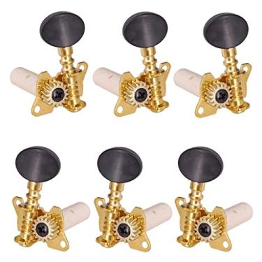 Imagem de YIJU de Pinos de Afinação de Peças de Violão Clássico Dourado para Peças de Reposição