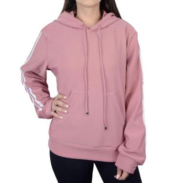 Imagem de Blusa Feminina Facinelli City Lady Moletom Plus Size Rosa - 678036-Feminino