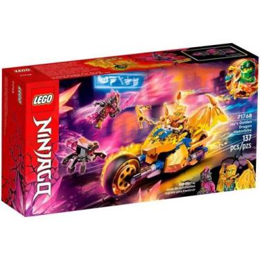 Imagem de Lego Ninjago Motocicleta De Dragão Dourado Do Jay - 137 Peças 71768