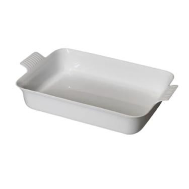 Imagem de Travessa Retangular Com Alça LE CHEF 39,5X24,5X8,5Cm Branca 1816 PARAMOUNT