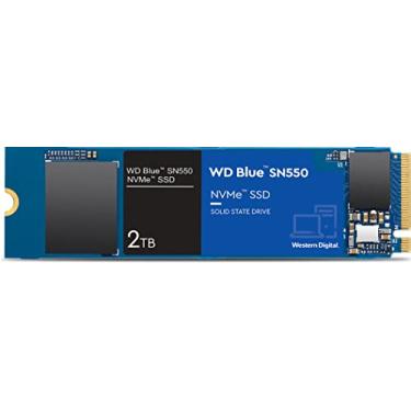 Imagem de SSD WD Blue SN550 2TB NVMe M.2 2280 (Leitura até 2600MB/s e Gravação até 1800MB/s)