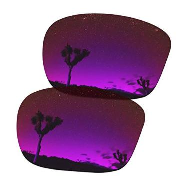 Imagem de SmartVLT Lentes de substituição polarizadas revestidas AR Midnight Sun para óculos de sol Oakley Sliver F OO9246