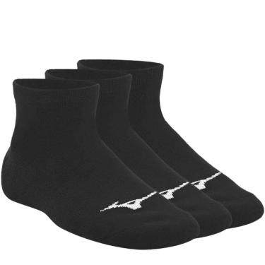 Imagem de Kit Meia 3 Pares Unissex Cano Baixo Mizuno Training Basic Mimam21937