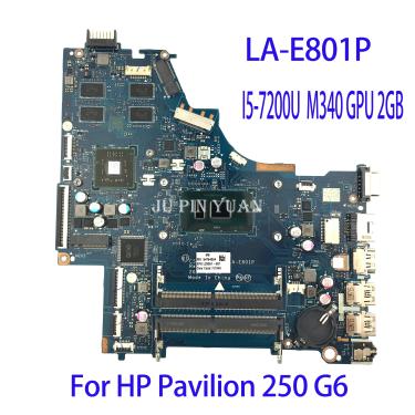 Imagem de Placa-mãe para laptop HP Pavilion  placa-mãe com M340  2GB  i5-7200U  LA-E801P  926248-601