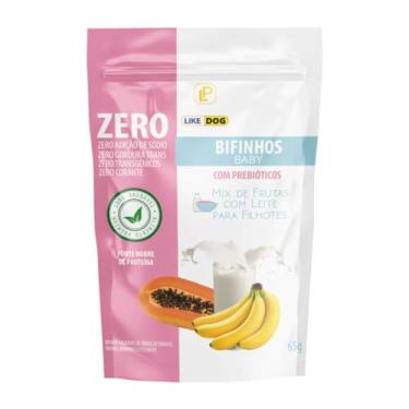 Imagem de Petisco Baby de Frango com Leite em Pó e Frutas Like Dog 65g