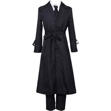 Imagem de Bungo Fantasia cosplay de cães vadios Dazai Osamu Cosplay fantasia de Halloween conjunto completo, Tamanho:, Male M