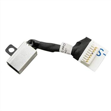 Imagem de Zahara Cabo de tomada de alimentação CC para Dell Latitude 3400 P111G, 3500 P85F P86F001/ Inspiron 15-5582 5583 5584 7580 CN: 0TM5N3 / TM5N3 450.0FV06.0011 450.0FVV06.00FVV06.0011