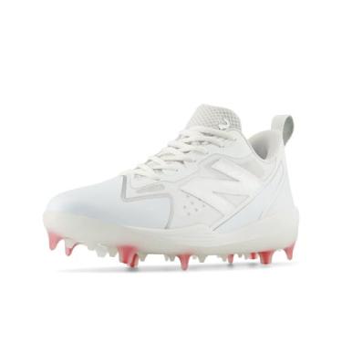 Imagem de New Balance FuelCell Romero Duo V2 Composite Softball Tênis feminino, Branco/prata metálico, 11
