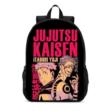 Imagem de Mochila Escolar Infanto Juvenil Anime Yuji Itadori Jujutsu Kaisen Novidades 0230-Unissex