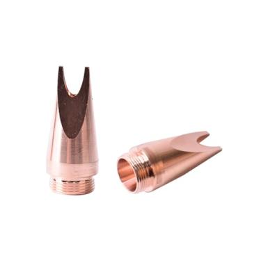 Imagem de Startnow 5 peças/lote bocal de cabeça de soldagem a laser bicos de solda de cobre para CQWY peças de máquina de solda manual a laser (OSPRI-A, 5 peças/lote)