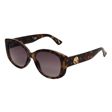 Imagem de Nine West Óculos de sol feminino Lara Butterfly, tartaruga, 53 mm, Tartaruga, 53mm