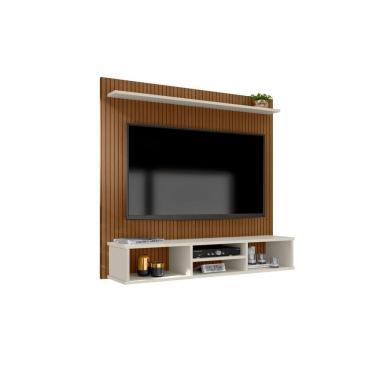 Imagem de Painel Suspenso Home TV Até 50 Polegadas Ripado 3D Everest