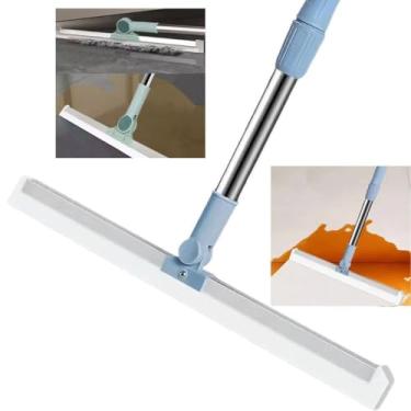 Imagem de Vassoura Rodo Mágico 2 em 1 - Raspador de Silicone Multifuncional para Limpeza de Todas as Superfícies