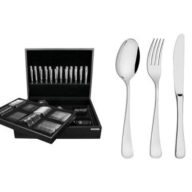 Imagem de Faqueiro Tramontina Mônaco Inox Alto Brilho 101 Peças