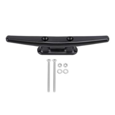 Imagem de Grampo de Nylon para Barco, Presilha Preta para Doca, Decoração Náutica Marinha (200mm)