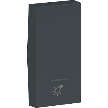 Imagem de Tecla P/ Interruptor/Pulsador Simbolo Lâmpada 1 Módulo Grafite Orion Cód. S71201294 – Schneider