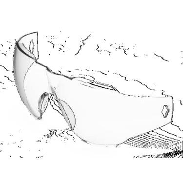 Imagem de 3M Óculos de proteção, série 500, GG501SGAF-LENS, lente de substituição transparente Scotchgard antiembaçamento