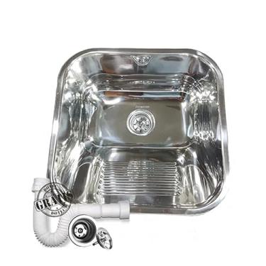 Imagem de Tanque de Aço Inox 304 – 40x40x21cm – Moderno e Resistente