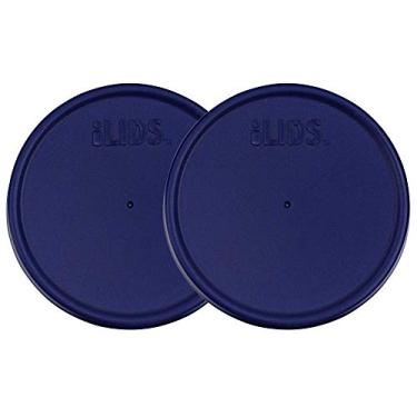 Imagem de iLIDS Tampa de armazenamento de pote Mason, Boca Regular, Cobalt, 2 pack, 1