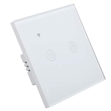 Imagem de Interruptor WiFi de Controle de Telefone Móvel, Interruptor Inteligente WiFi, Interruptor de Parede de Toque de 2 Vias, Interruptor WiFi de Controle Remoto Sem Fio para Celular,