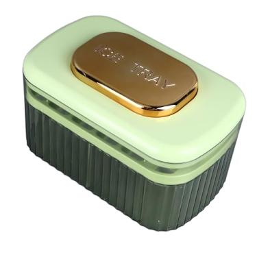 Imagem de Bandeja para Cubos de Gelo, Bandeja para Cubos de Gelo de Plástico, Fácil de Liberar para Uísque e café (Azul)