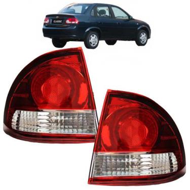 Imagem de PAR Lanterna Traseira Corsa Classic 2011 2012 2013 2014 2015 2016 Cant