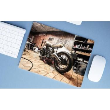 Imagem de Mouse Pad Grande, Oficina de Moto - Deluzz