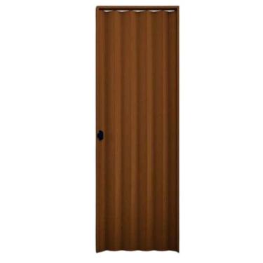 Imagem de Porta de PVC Sanfonada 210x110cm Mogno Plasbil