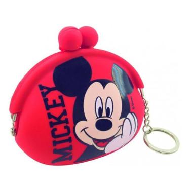 Imagem de Chaveiro Bolsinha Porta Moeda Menino Silicone Mickey  Disney, Porta Mo