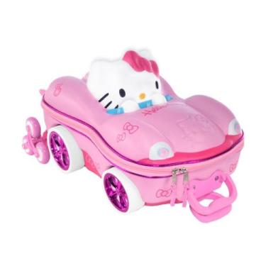 Imagem de Mochila de Rodinhas Hello Kitty Carro Escolar Infantil 3D - Diplomata,