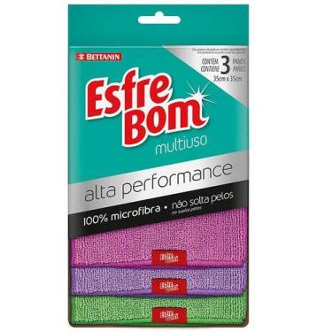 Imagem de Esfrebom Pano Multiuso ALTA Performance 3 Unidades Esfrebom BT5005
