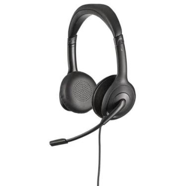 Imagem de Headset com fio WHS 60 Duo USB 4010007 Intelbras, Preto