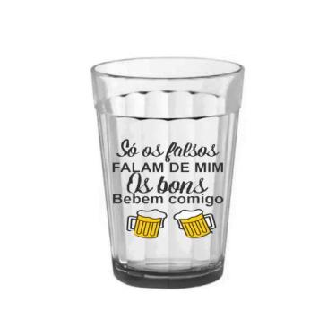 Imagem de Conjuto kit 10 Copos Americano Personalizado 190 ml de Vidro para Bare