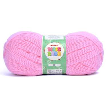 Imagem de Lã Mais Bebê Círculo 100g 500m - Circulo, 3125 Rosa Quartzo