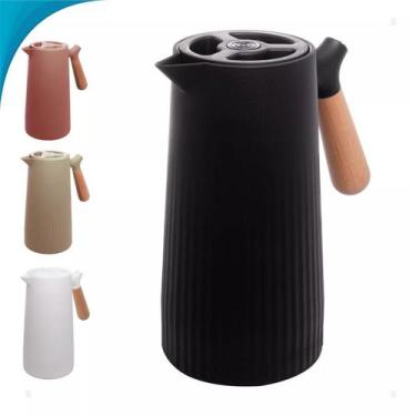 Imagem de Utensílio Térmico De Café Com Alça Colorida E Termômetro Presente - Bl