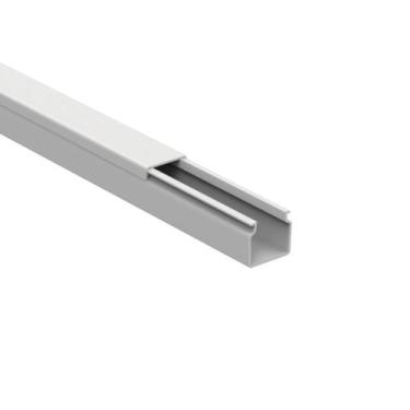 Imagem de Canaleta Lisa 20x20 Branca 2M Enerbras, Branco