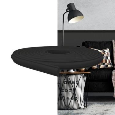 Imagem de Rodameio Boiserie EVA Autocolante 2,3cm Rm61 Preto  Valor Do Metro - M