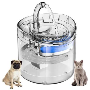 Imagem de Bebedouro Fonte de Agua Cao Gato Cachorro Pet Reservatorio 2 Litros An