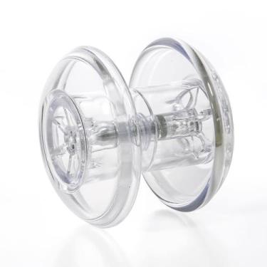 Imagem de Puxador De Resina Grande Puxador para Porta De Vidro branco incolor - 