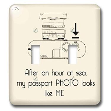 Imagem de 3dRose lsp_15045_2"After An Hour at Sea, My Passport Photo Looks Like Me Alternar Interruptor