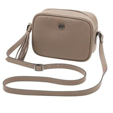 Imagem de Bolsa de Couro Mariart Titânio, New fendi