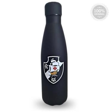 Imagem de Garrafa Térmica Inox Vasco Oficial Squeeze Mantem Gelada 24h - BRASFOO