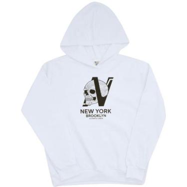 Imagem de Blusão Masculino Juvenil Moletom Pulla Bulla Ref. 45560, 16, Branco