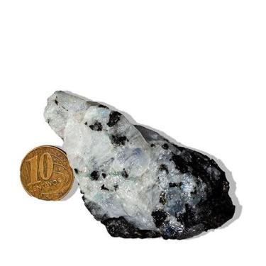 Imagem de 03 Pedra da Lua Verdadeira e Natural Bruto 70 a 80g Classe B - Cristai