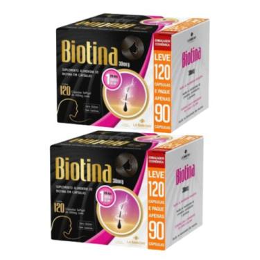Imagem de Kit C2 Cabelos Saudáveis Suplemento Biotina - La San Day - La San-Day